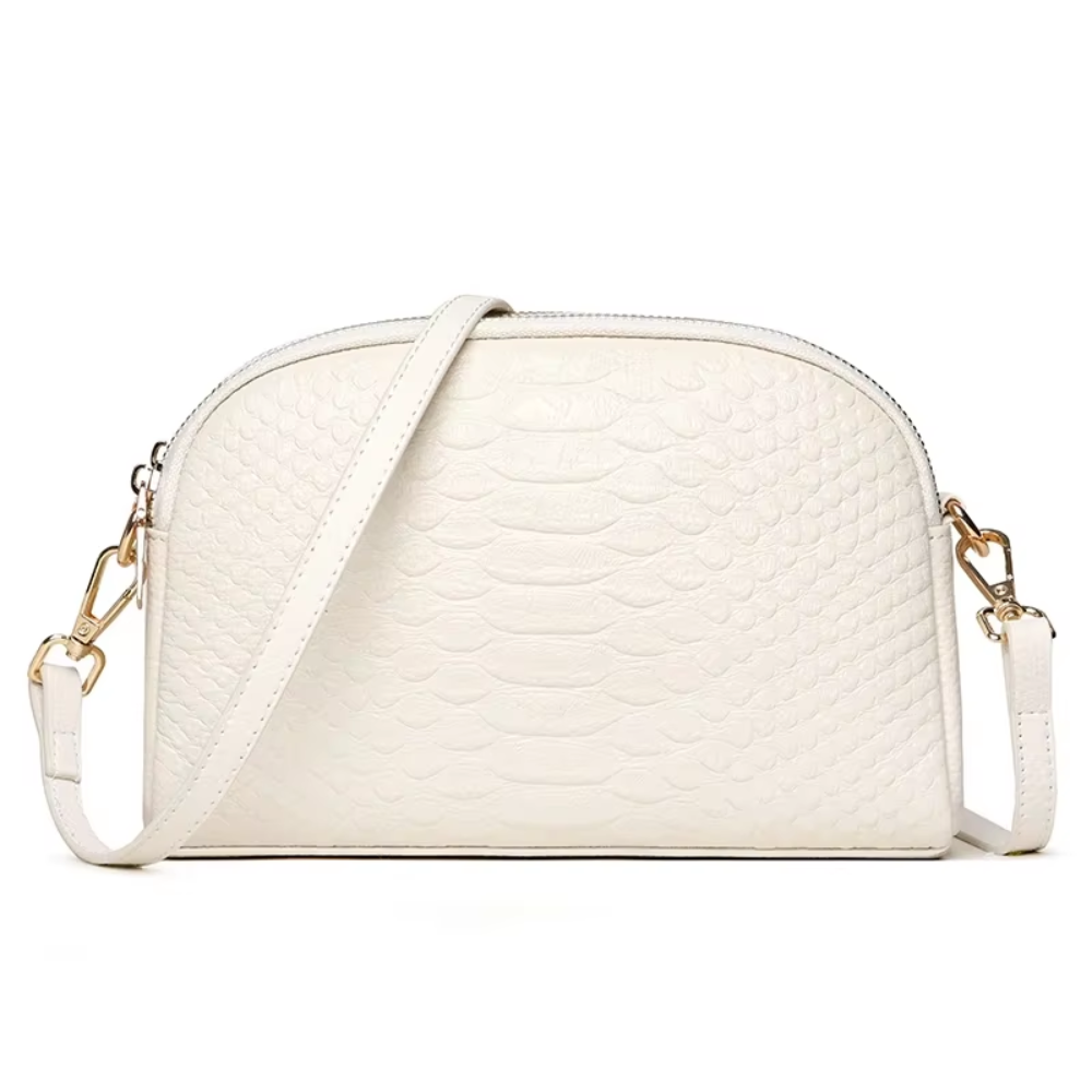 Lyra Mini Croc Crossbody Bag