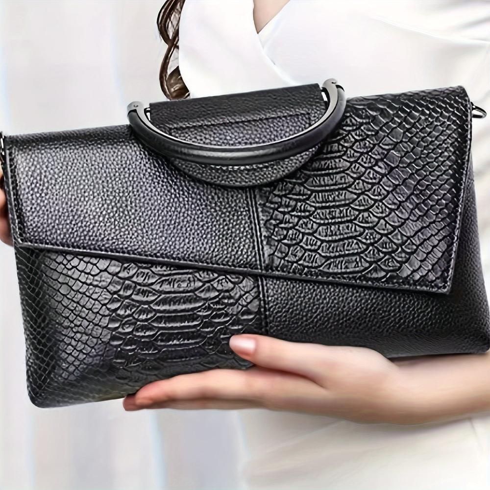 Novéa Croc-Embossed Luxury Bag
