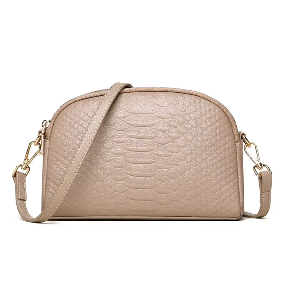 Lyra Mini Croc Crossbody Bag
