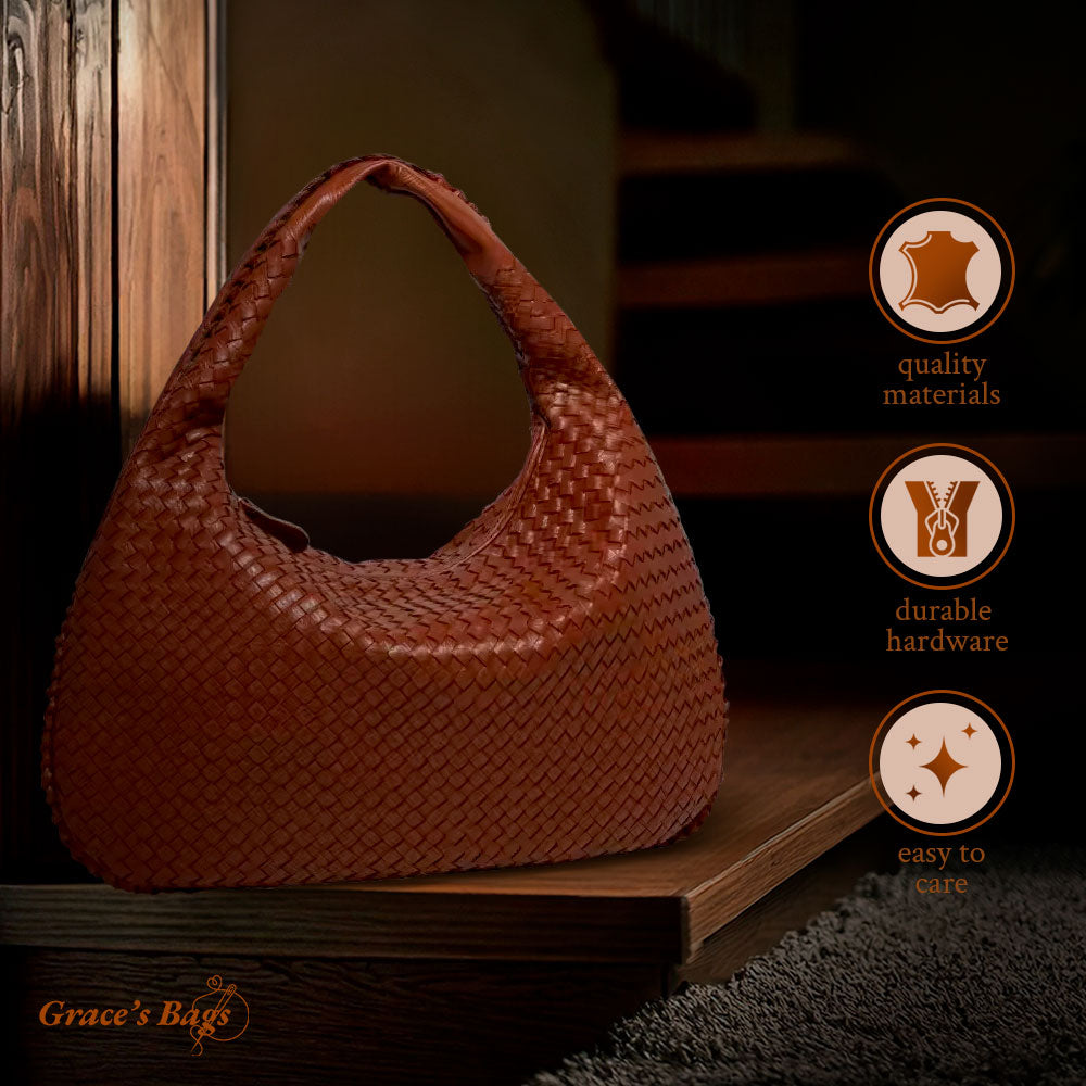Geflochtene Boho-Tasche - Grace's zeitloser Stil