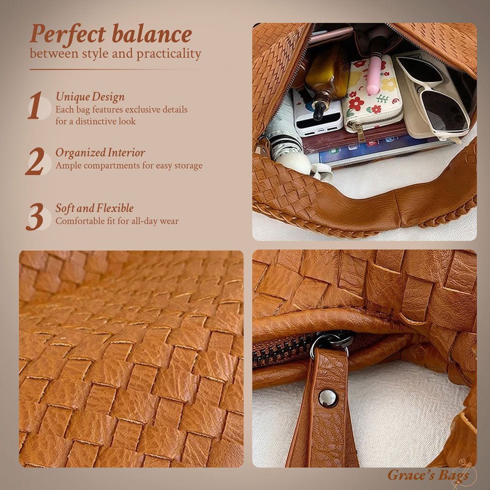Geflochtene Boho-Tasche - Grace's zeitloser Stil