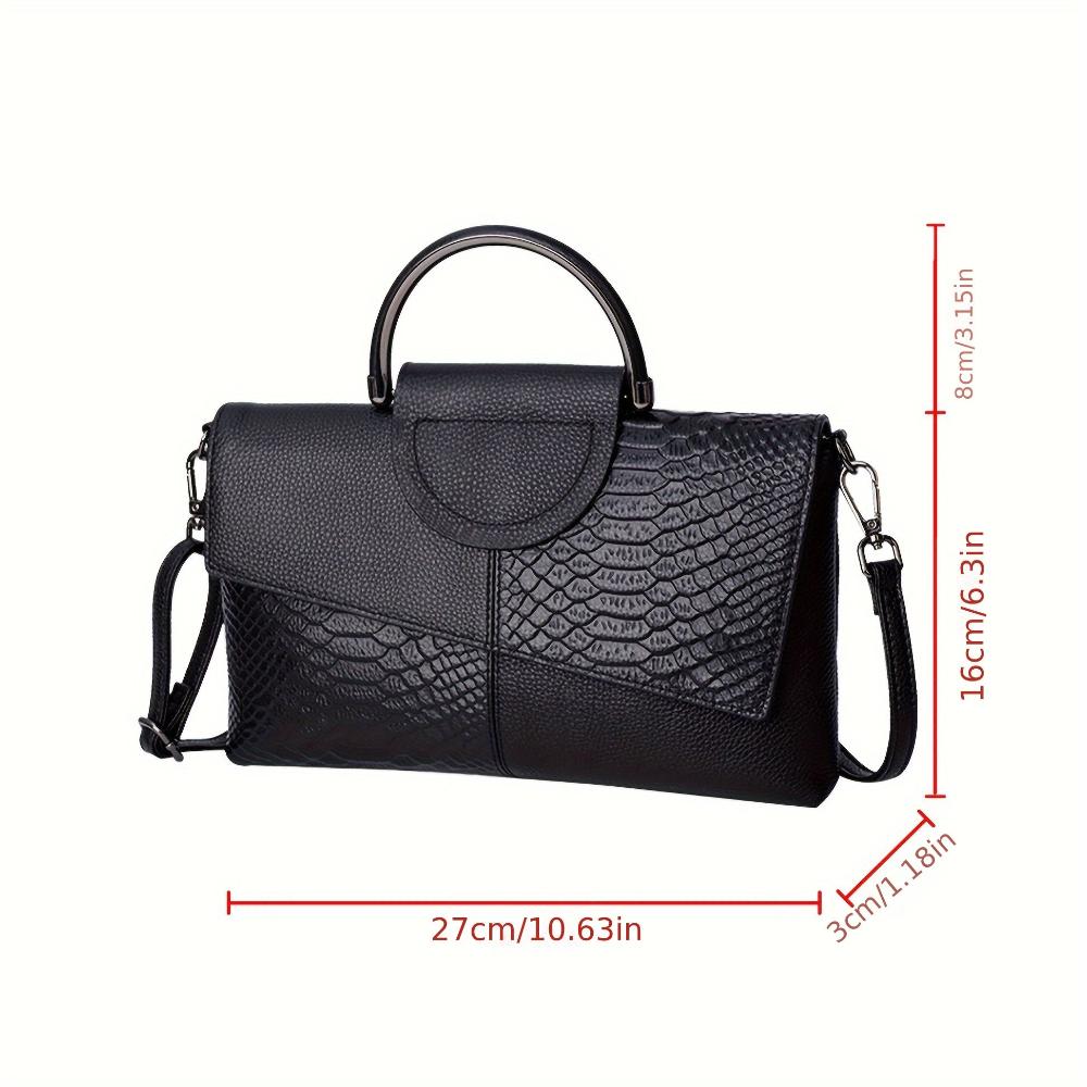 Novéa Croc-Embossed Luxury Bag