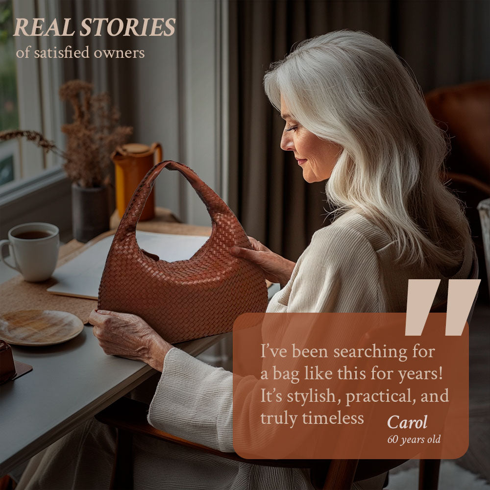 Geflochtene Boho-Tasche - Grace's zeitloser Stil