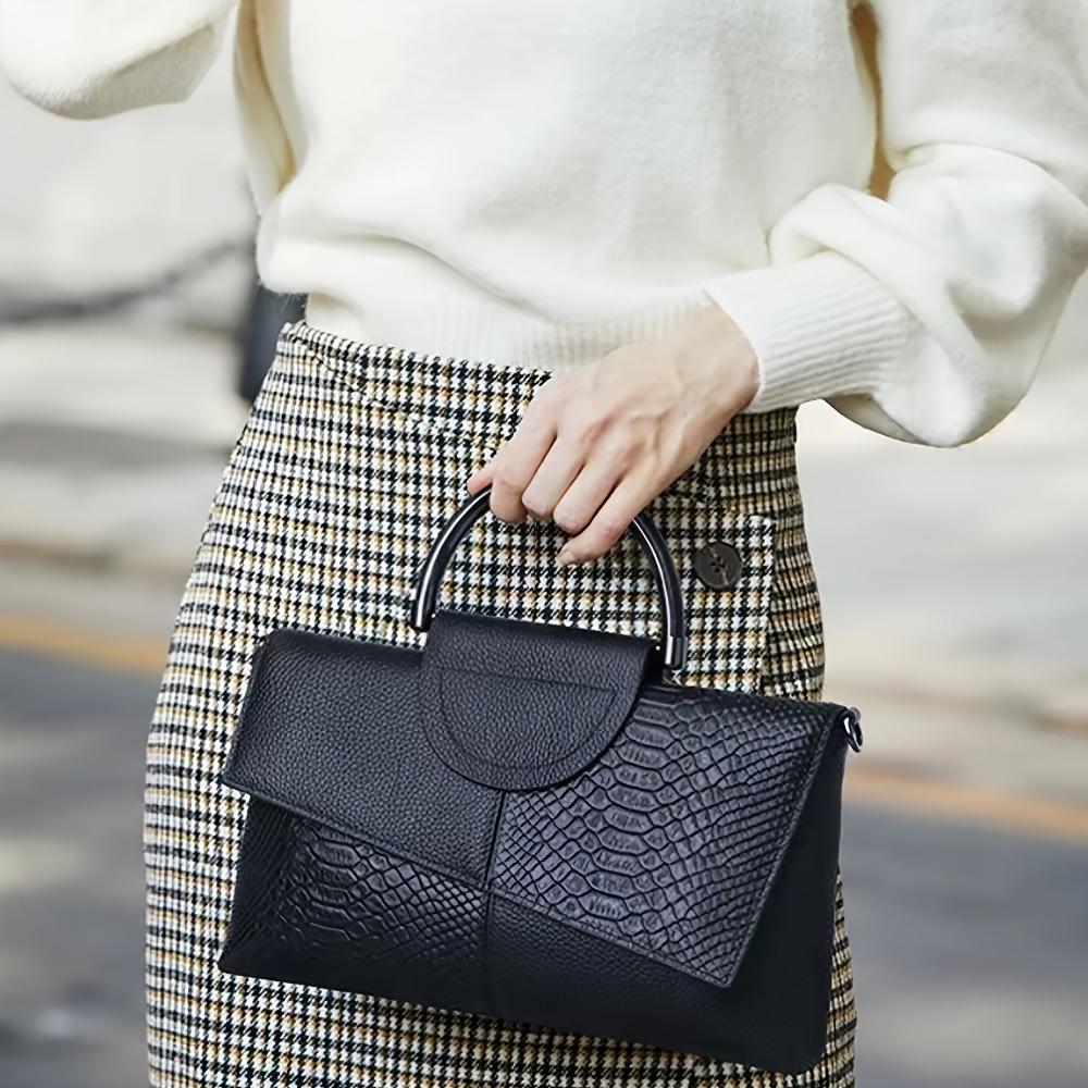 Novéa Croc-Embossed Luxury Bag