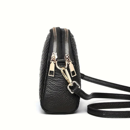 Lyra Mini Croc Crossbody Bag