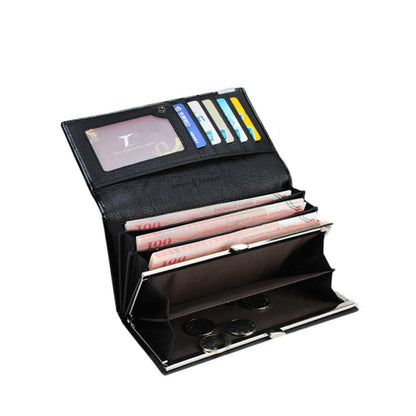 Elegante RFID-Geldbörse mit Krokodilprägung