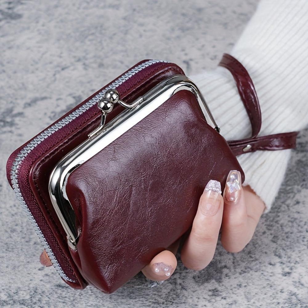 Ayla Retro Kiss-Lock Coin Purse