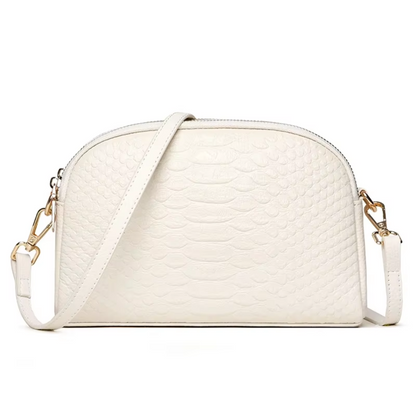 Lyra Mini Croc Crossbody Bag