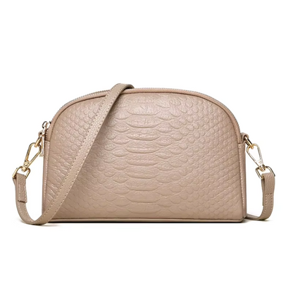 Lyra Mini Croc Crossbody Bag
