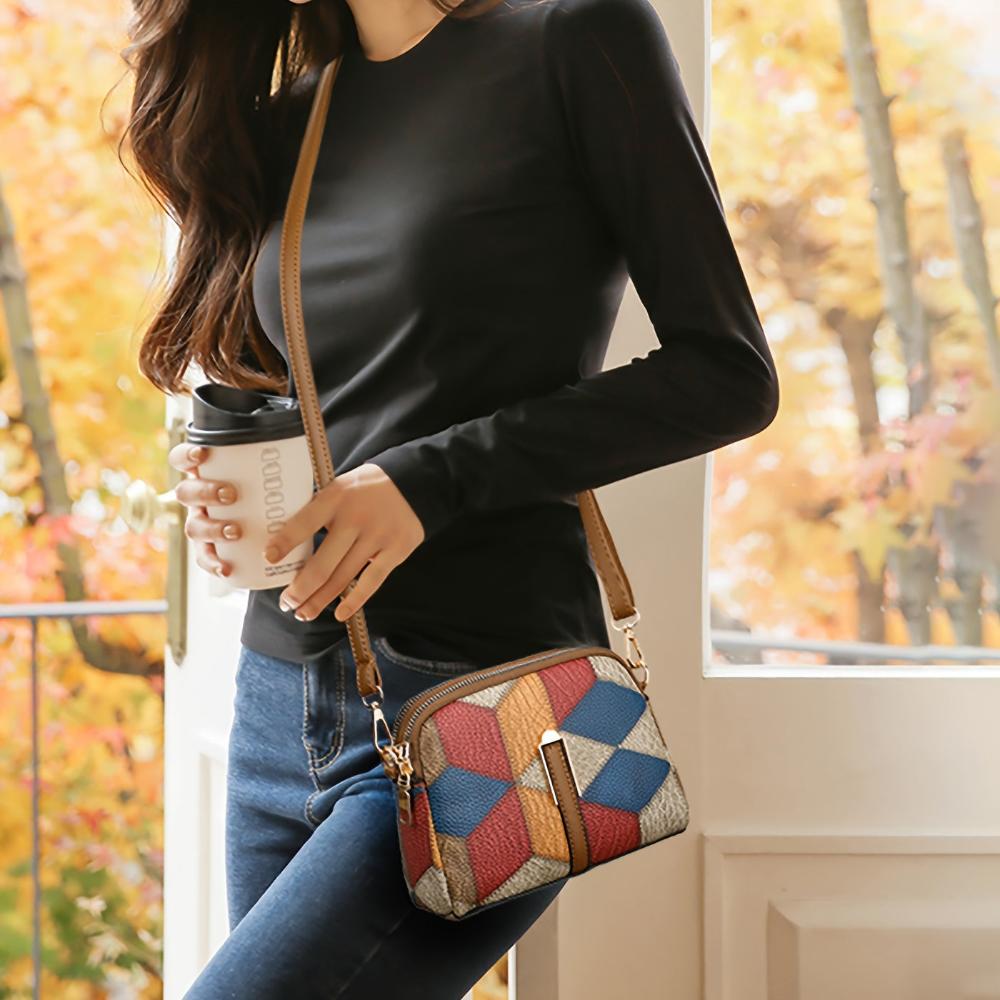 Lexi Patchwork Mini Crossbody Bag