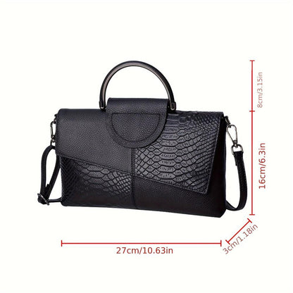 Novéa Croc-Embossed Luxury Bag