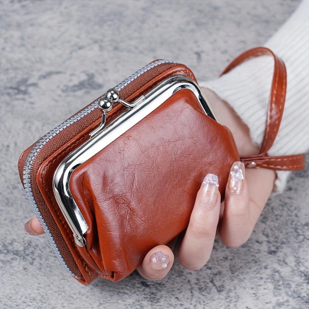 Ayla Retro Kiss-Lock Coin Purse