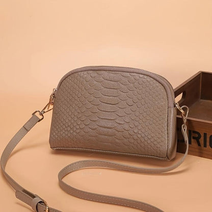 Lyra Mini Croc Crossbody Bag