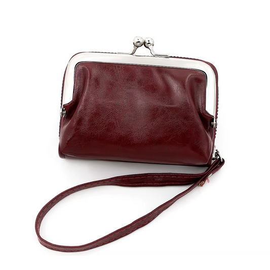 Ayla Retro Kiss-Lock Coin Purse