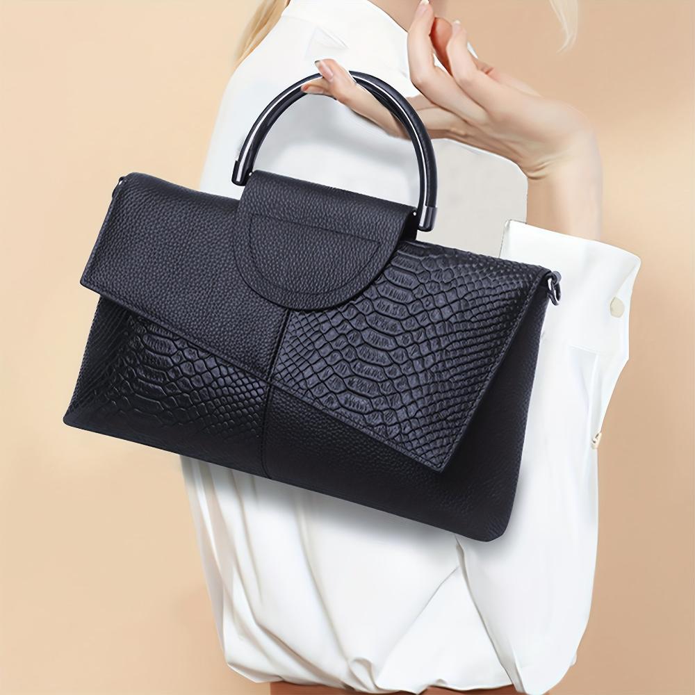 Novéa Croc-Embossed Luxury Bag