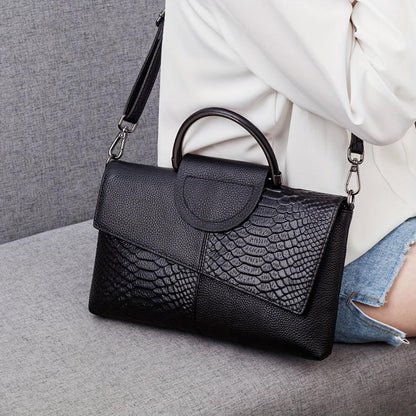Novéa Croc-Embossed Luxury Bag