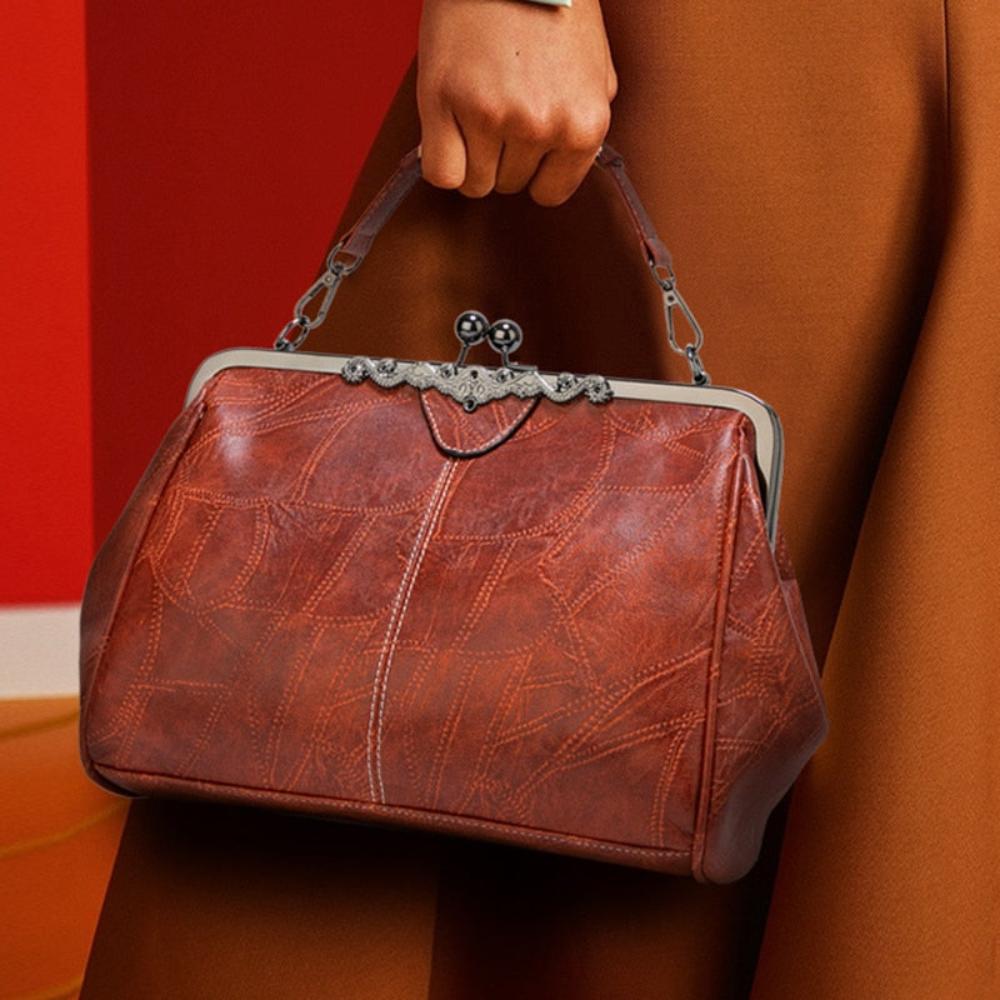 Olivora Vintage Kiss-Lock Handbag