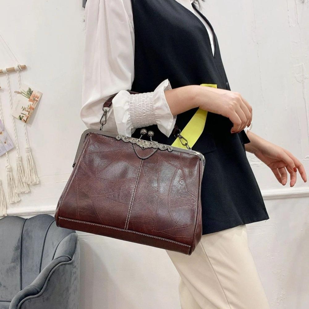 Olivora Vintage Kiss-Lock Handbag