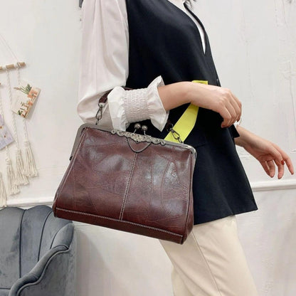 Olivora Vintage Kiss-Lock Handbag