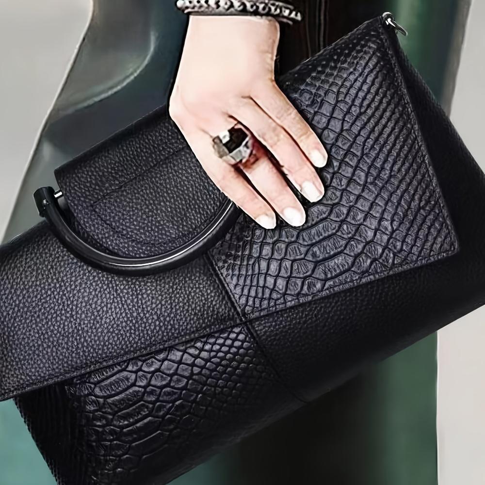 Novéa Croc-Embossed Luxury Bag